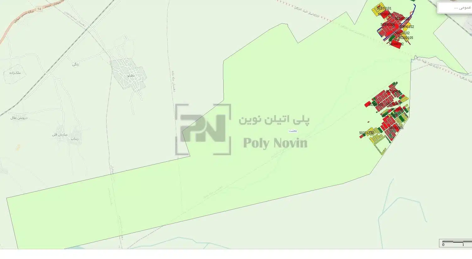 مخزن آب شهرک صنعتی بعثت